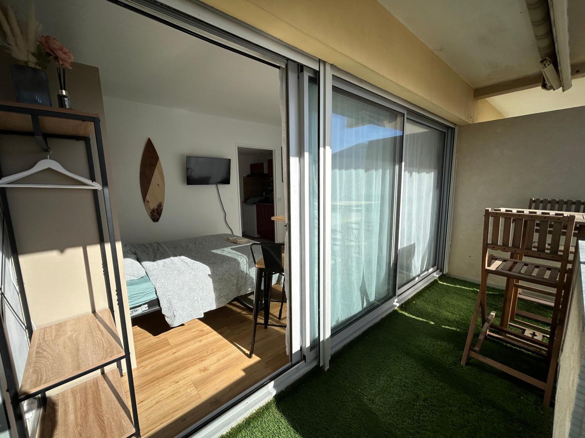Cosy Studio Avec Vue Sur L'Ocean Lacanau Exterior photo