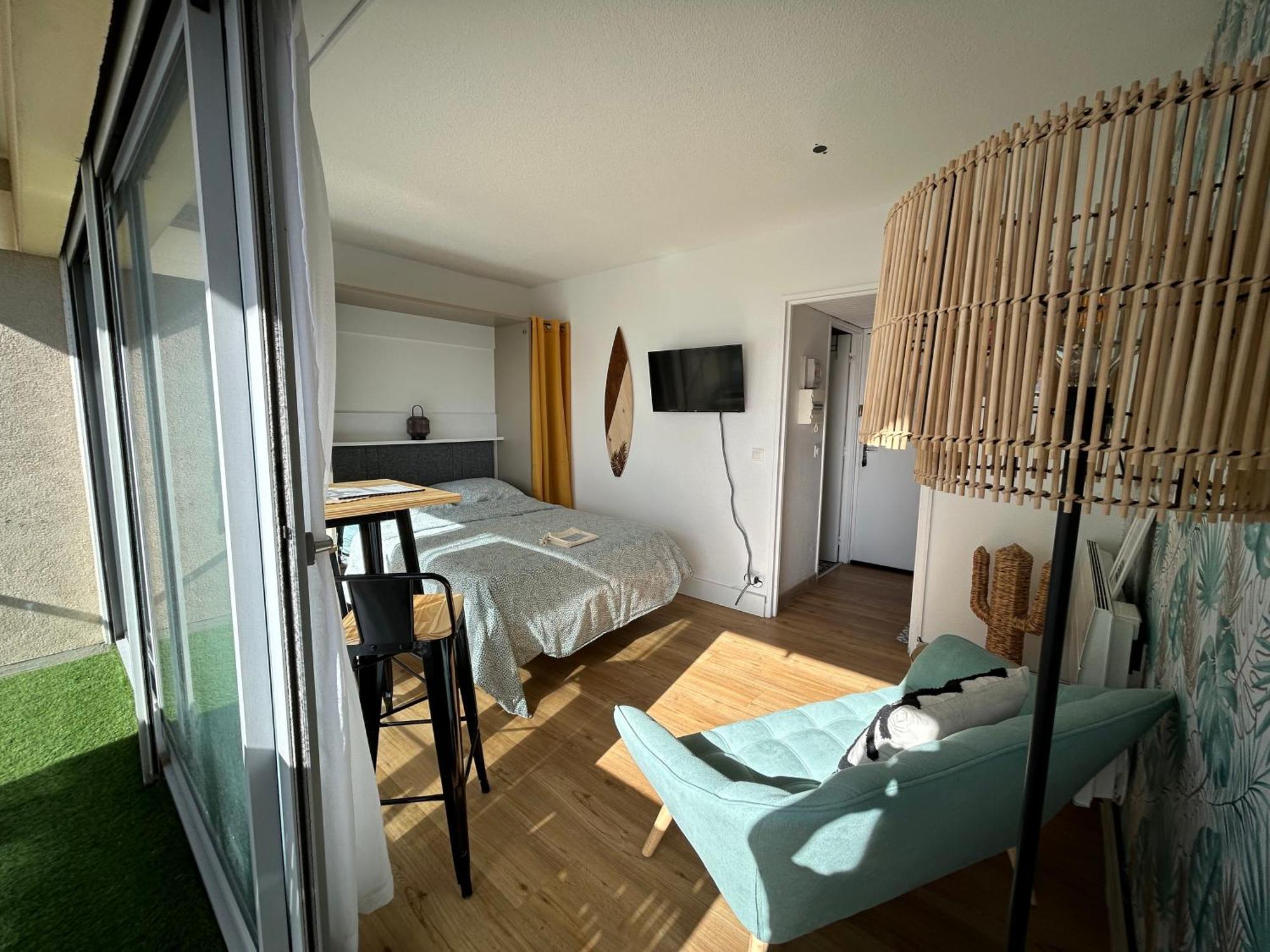 Cosy Studio Avec Vue Sur L'Ocean Lacanau Exterior photo